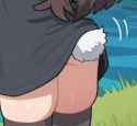 kiki under bum