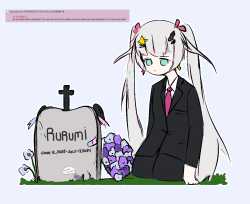 visiting grave