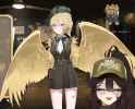under her wing