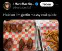 Messy food
