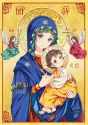 Mary and baby Jesus 1 by deviantart aloron666
