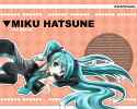 Konachan.com - 280 aqua_eyes aqua_hair hatsune_miku headphones jpeg_artifacts long_hair nacht pink skirt thighhighs tie twintails vocaloid