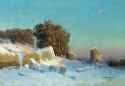 Arseny Meshchersky - Winter Landscape 1870