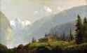 hermann_ottmar_herzog__attributed_to_-_alpine_landscape_mountain_hut__1872
