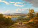 barend_cornelis_koekkoek_-_river_landscape_with_two_travellers__1850
