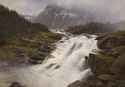 themistokles_von_eckenbrecher_-_waterfall_in_a_norwegian_mountain_landscape__1906