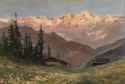 toni_haller_aka_hans_sterbik_-_evening_light_over_the_dolomites__view_of_the_rosengarten_group__seen_from_the_west__1942