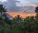 Hanalei Bay at sunset