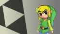 tloz - toon link simple triforce gradient 4K