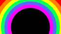 RainbowBlackColorfulWP