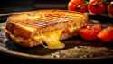 grilled-tomato-sandwich-melting-mozzarella