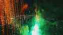 Flying a drone through fireworks
