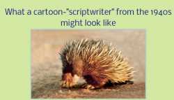 Scriptwriter the Hedgehog