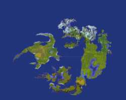 Final Fantasy VIII - world map