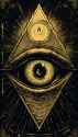 Vintage Tarot Card - The All-Seeing Eye