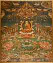 &#039;Amitabha_in_Sukhavati_Paradise&#039;,_Tibetan,_circa_1700,_San_Antonio_Museum_of_Art