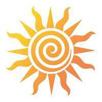 a-simple-sun-sign-with-a-spiral-inside-vector