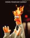 beaker hair fire