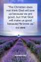 God&#039;s love, quote by C.S. Lewis
