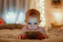 ai-generated-baby-using-smartphone-addiction-to-gadgets-photo