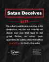 satan deceives