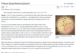 PLANET VULCAN
