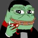 vampire pepe glass
