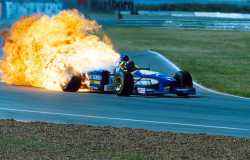 Diniz Ligier on fire