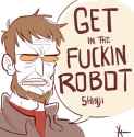 get in the robot