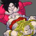 3823507 - Broly Dragon_Ball_(series) Gene_Lightfoot Son_Goku animated