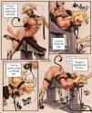 katsuki bakugou 7566 Artist _ lartnlart cow boy strapped &amp; milked