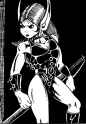 Elflord issue # 1a Raven in leathers