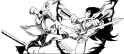 Elflord issue # 1g Hawk disarms Raven